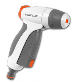 Пистолет поливочный металлический WHITE LINE