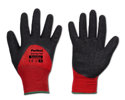 Перчатки PERFECT GRIP FULL трикотажные с латексным покрытием, размер 9