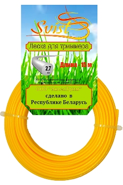 Леска для триммера Svist сечение круг 2,7мм длина 15м
