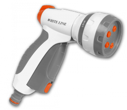 Пистолет поливочный металлический 5 функций WHITE LINE