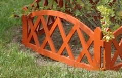 Заборчик декоративный №4 Modern 3м высота 35см (5 эл.) терракот