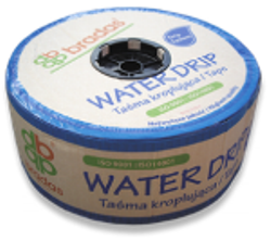 Капельная лента WATER DRIP шаг 30см, стенка 0,30мм, по 1000м в бухте