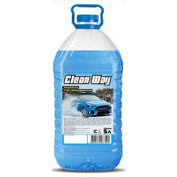 Жидкость стеклоомывающая, низкозамерзающая CLEAN WAY -30C, бутыль 5л