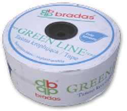 Капельная лента GREEN LINE шаг 10см, стенка 0,18мм, по 2000м в бухте